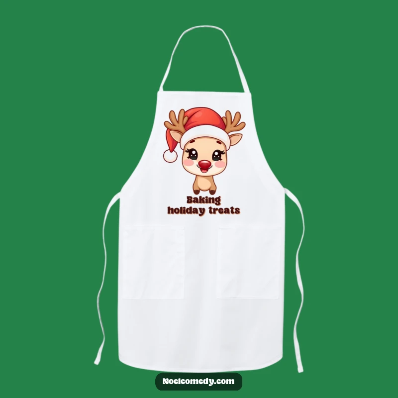 Funny Joyful Reindeer Apron: Bake Up Holiday Fun, Hilarious Funny Gift