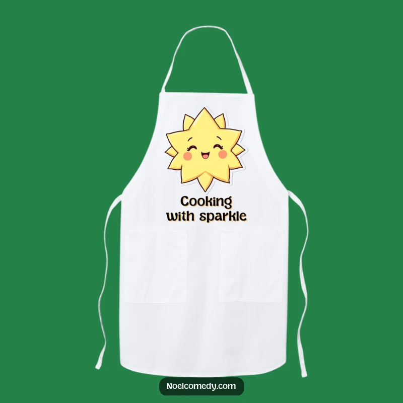 Funny Star Shine Apron - Kitchen Celestial Cheerful Dog Lover's Funny Gift