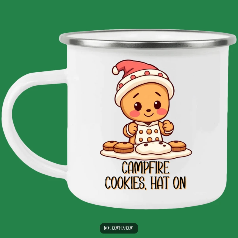Funny Gingerbread Baker Camping Mug: Your Hilarious Companion for Sweet Adventures