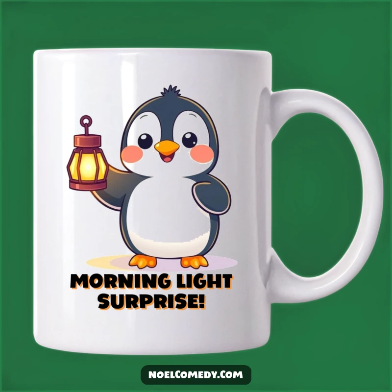 Funny Penguin Lantern Surprise Mug: A Whimsical Gift for Unexpected Joy