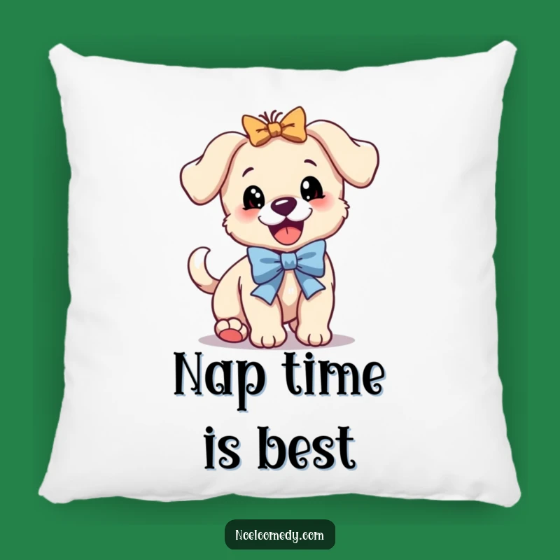 Funny Bouncing Puppy Pillow - Cozy Accent for a Happy Home