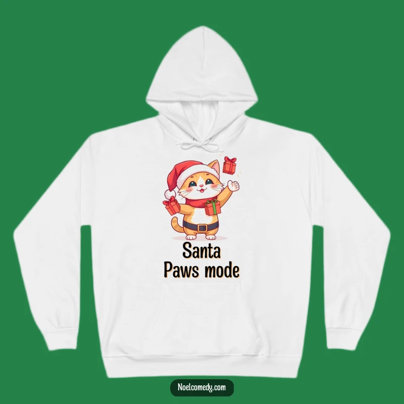 Cozy Funny Santa Cat Hoodie: Warm Hugs and Holiday Gifts, Great Funny Gift