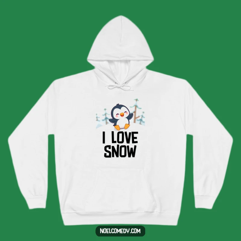 Funny Giggling Penguin Hoodie: Cozy Winter Vibes, Ultimate Funny Gift