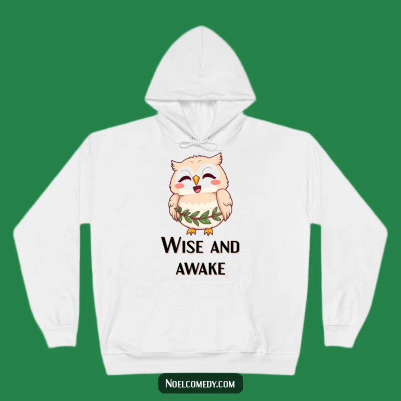 Funny Joyful Owl Hoodie - Cozy Comfort with Whimsical Bird Humor