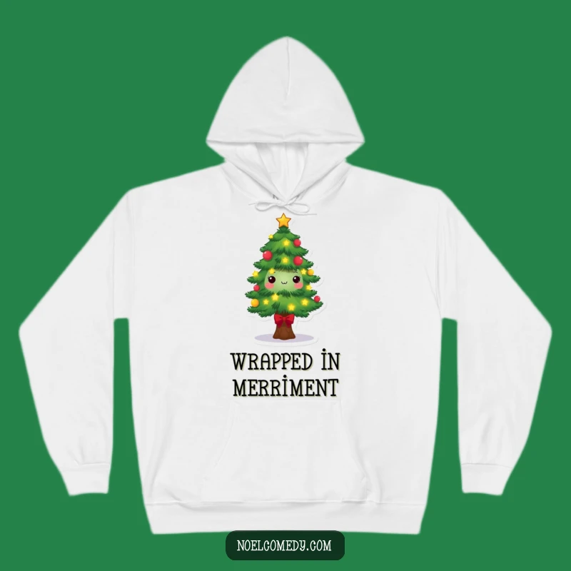 Festive Pine Tree Hoodie: Cozy Holiday Comfort for Christmas Celebrations