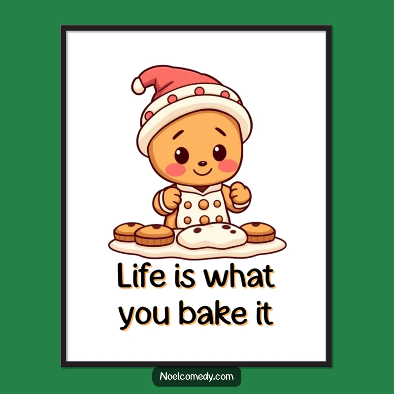 Free Printable Wall Art: Gingerbread Baker, Silly Hat, Cozy Decor
