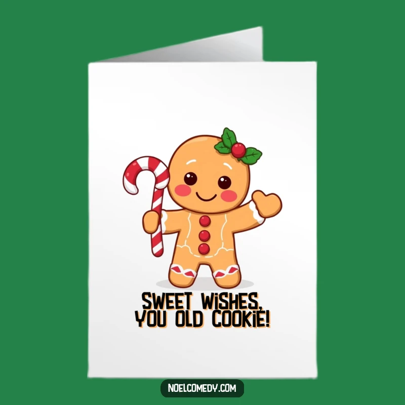 Free Printable Funny Gingerbread Man Birthday Card - Hilarious Downloadable Gift!