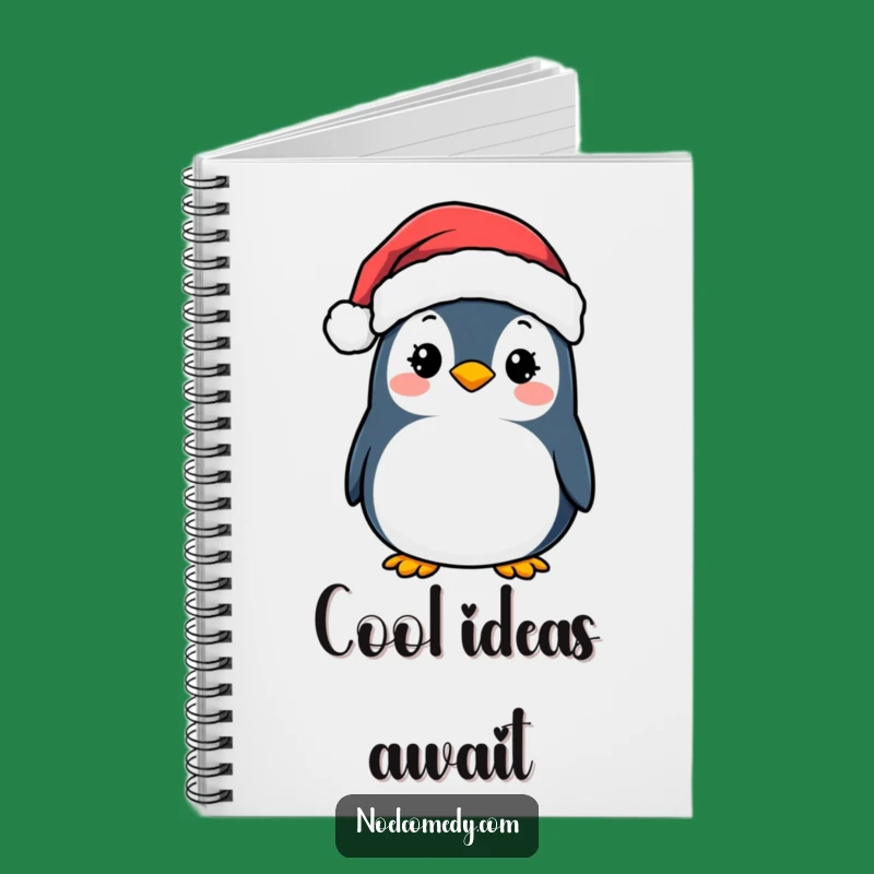 Funny Penguin Santa Notebook: Holiday Cheer Gift, Perfect for Festive Notes
