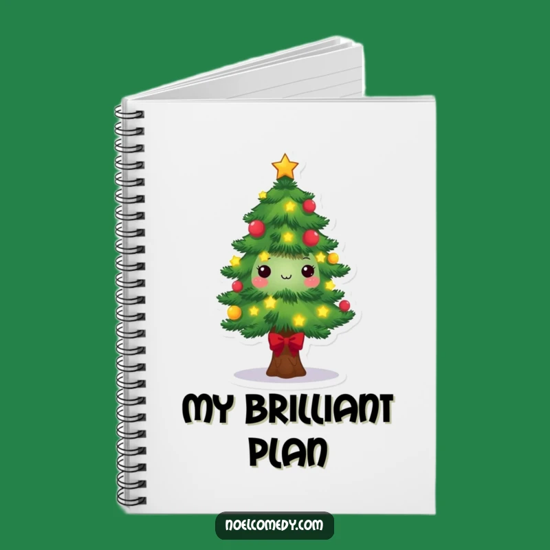 Festive Pine Tree Notebook: Journal Your Holiday Memories and Ideas