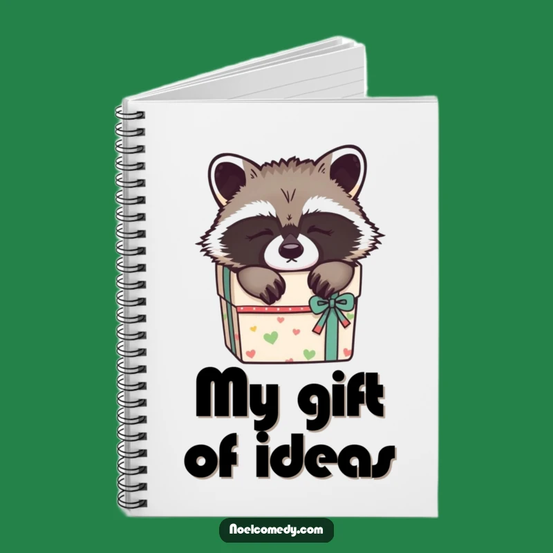 Funny Sleepy Raccoon Notebook: Journal Your Cozy Thoughts