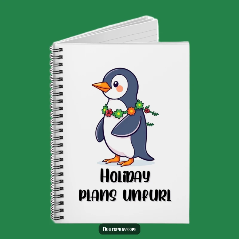 Funny Penguin Notebook: Strut Your Festive Ideas