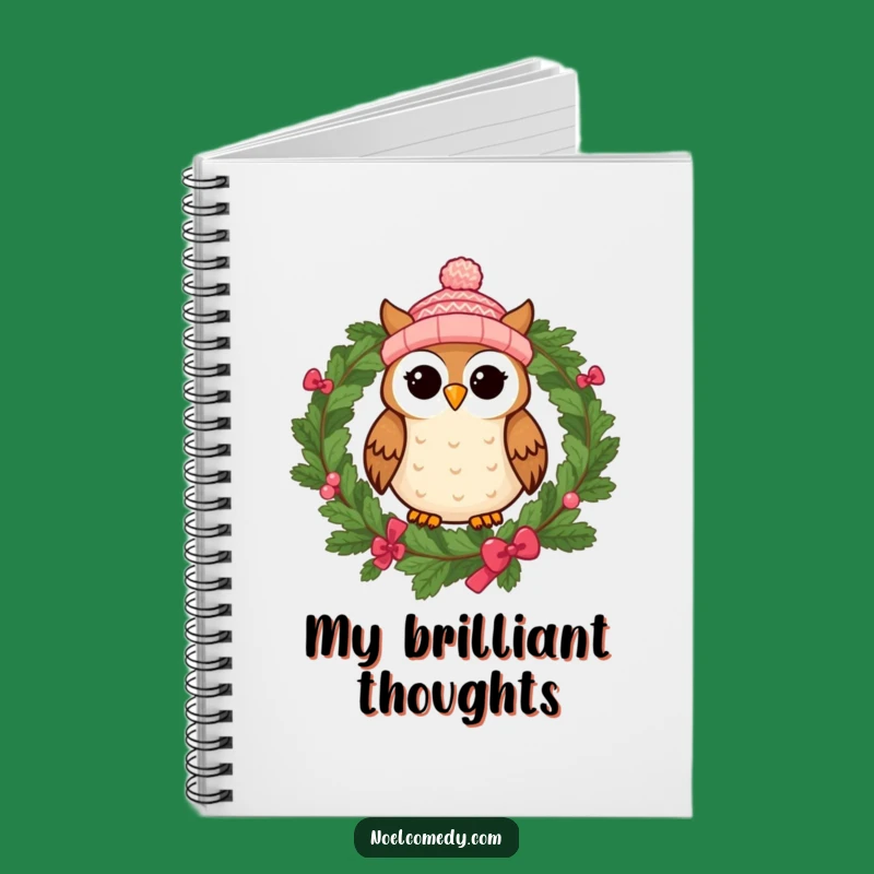 Funny Owl Thoughts Notebook - Journal Your Funny Ideas