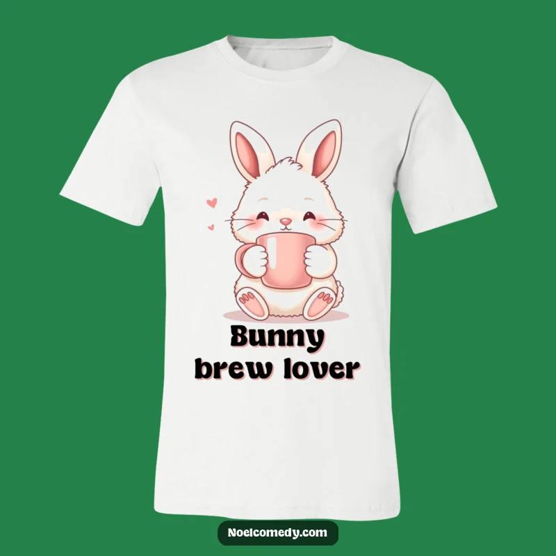 Funny Fluffy Bunny Warm Mug T-Shirt - Hilarious Gift for Cozy People