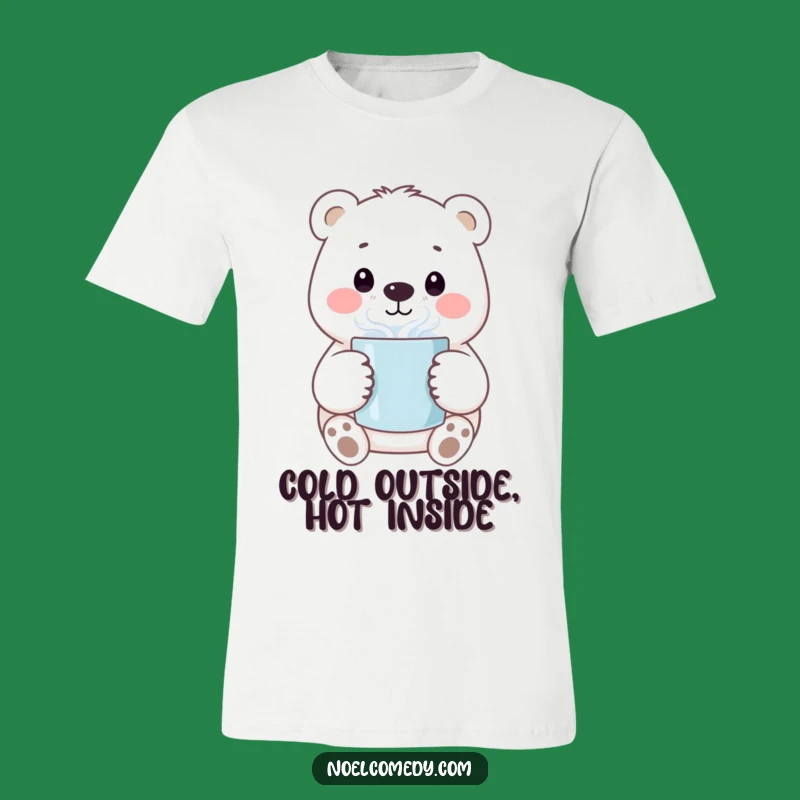Funny Polar Bear T-Shirt: Cozy Charisma, The Ultimate Comedic Gift for Animal Lovers