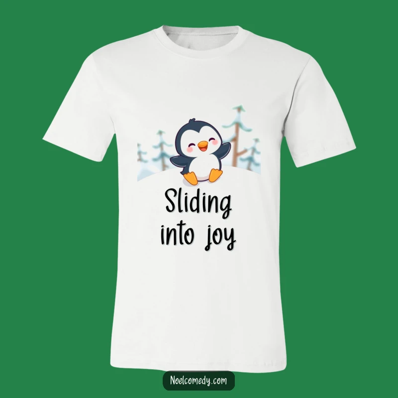 Funny Giggling Penguin T-Shirt: Winter Wonder Fun, Awesome Funny Gift